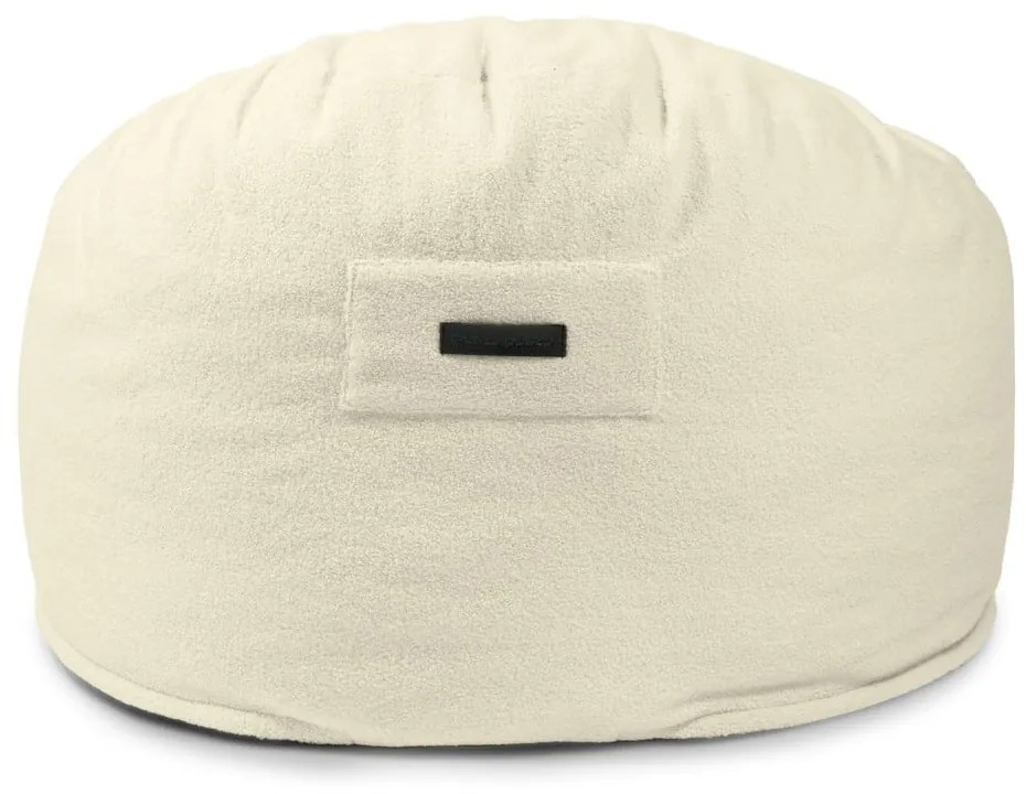 Светлосив детски пуф от букле Om 85 – SLOWDOWN