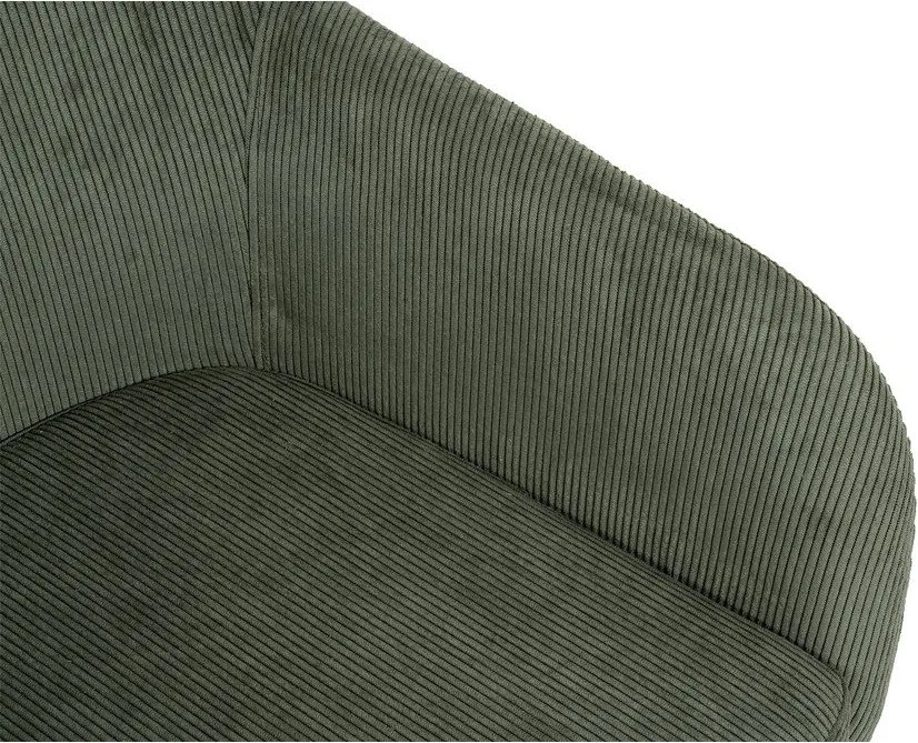 Зелен тапициран трапезен стол Lunio – Bonami Essentials