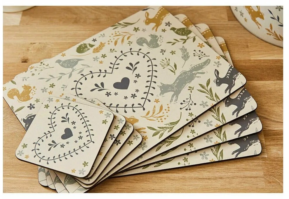 Коркова подложка 4 бр. 29x21 cm Woodland - Cooksmart ®