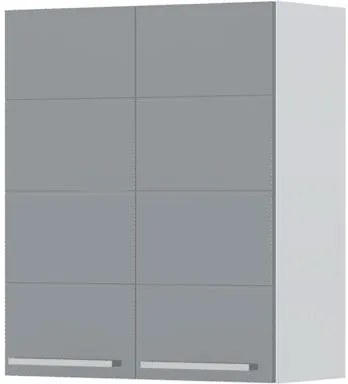 Висящ шкаф Hudson V7-60-2K-White - Gray