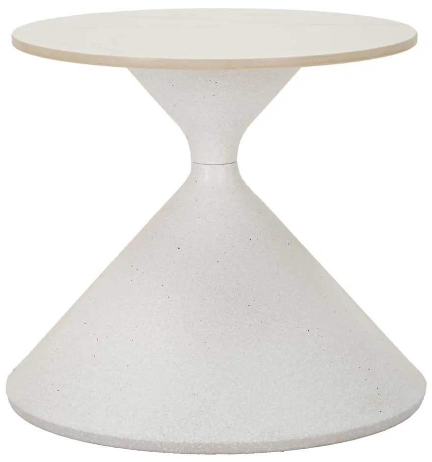 Кръгла странична масичка с керамичен плот ø 45 cm Fush – Mauro Ferretti