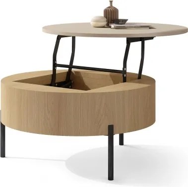 ФРИДА Бежово [Шампанско] / Оазис Дъб – МОДЕРНА ХОЛНА МАСА С ПОВДИГАЩ ПЛОТ И СКРИТО ПРОСТРАНСТВО ЗА СЪХРАНЕНИЕ