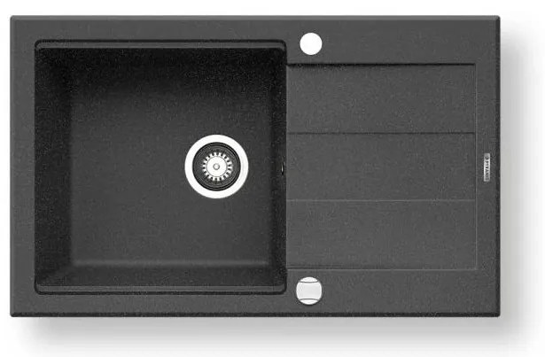 Pyramis 70083701 - Кухненска мивка SPARTA PLUS LUX 78x48 см гранит/черна