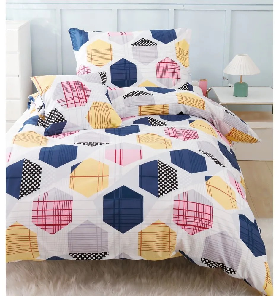 Спално бельо за единично легло от микросатен, 3 части 140x200 cm Amelie - My House