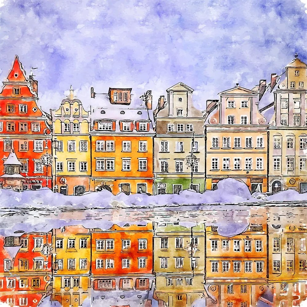 Картина 90x90 cm Wroclaw - Fedkolor