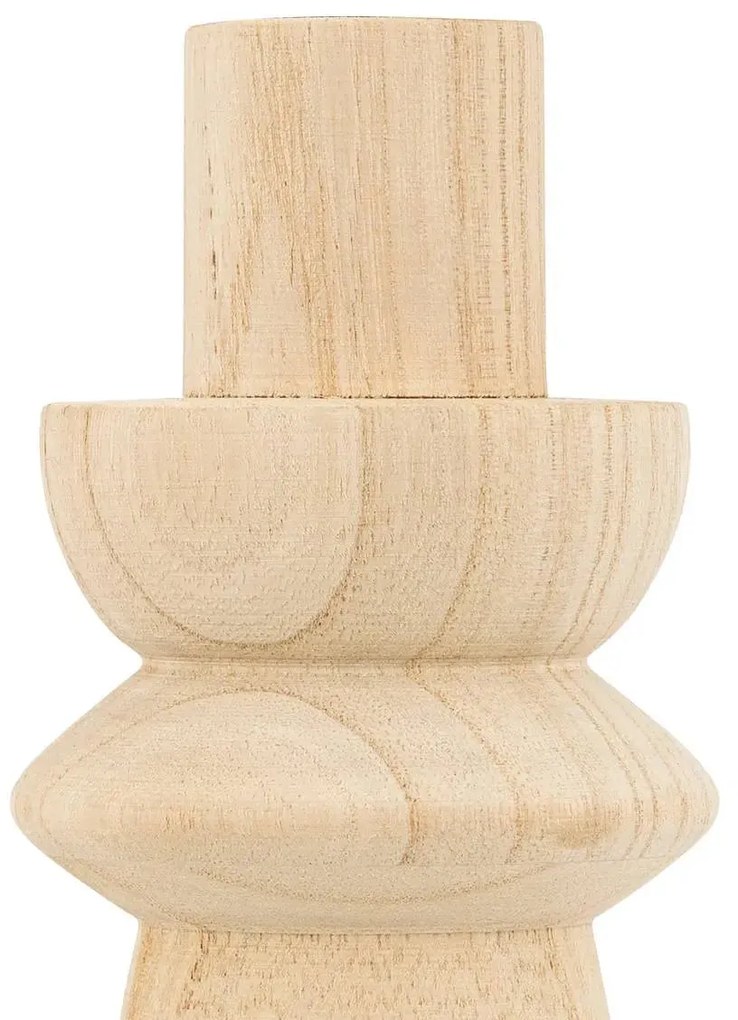 Свещник atmosphera Uma, Дърво, 24 cm, 2 бр