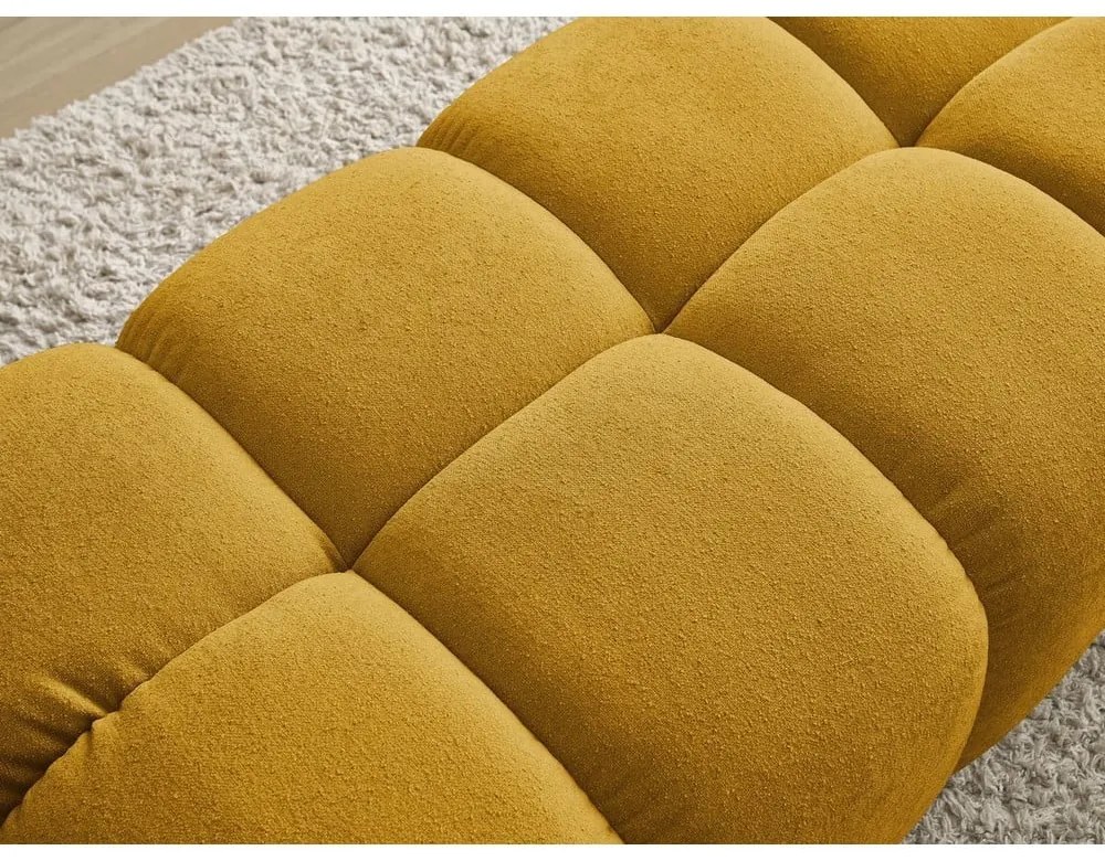 Шенилова табуретка в цвят горчица Everest – Bobochic Paris