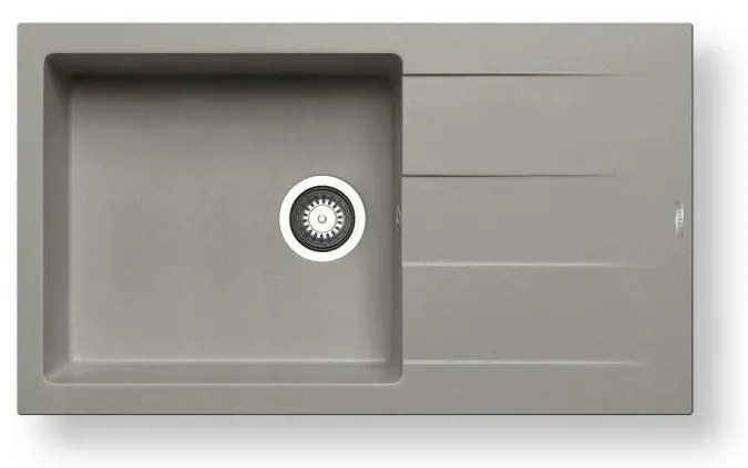 Pyramis 70107211 - Кухненска мивка ATHLOS 86x50 cm гранит/сива