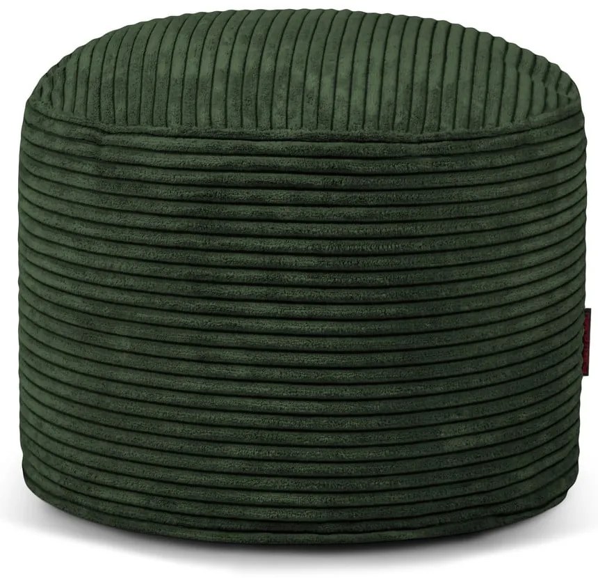 Зелен пуф от рипсено кадифе Mini – SLOWDOWN