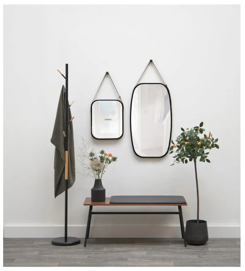 Стенно огледало с черна рамка Idylic, дължина 40,5 cm Idyllic - PT LIVING