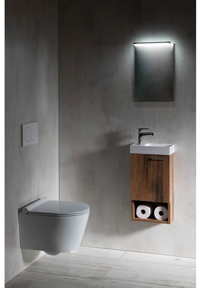 Бял стенен шкаф без мивка 30x53 cm Latus Xi – Sapho