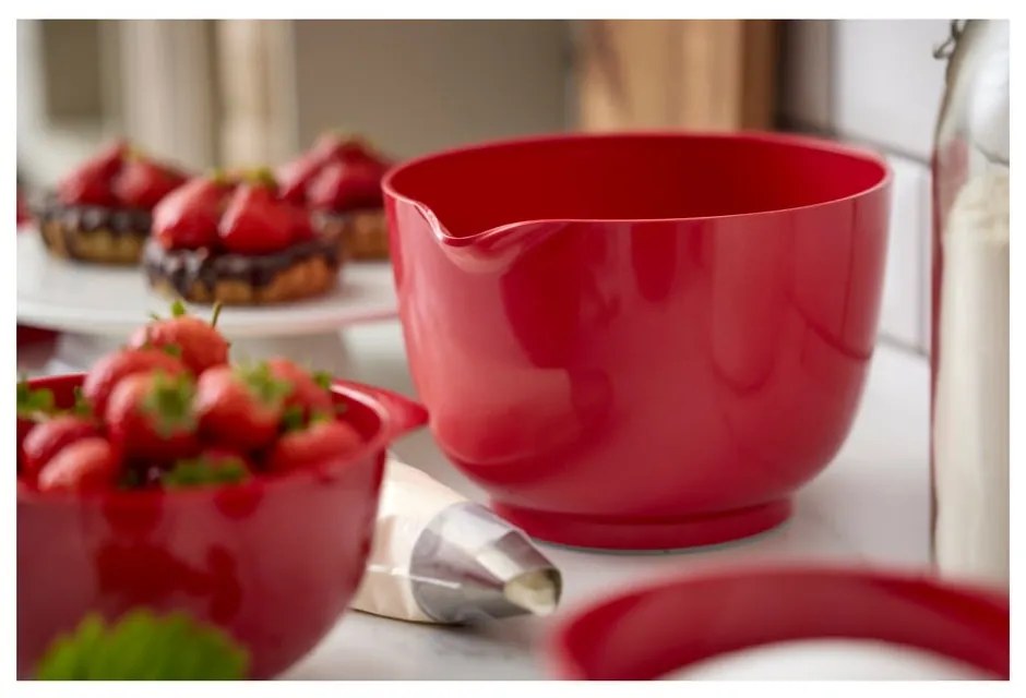 Червени купички в комплект от 3 бр. 750 ml Margrethe Mini – Rosti