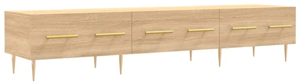 829143 vidaXL ТВ шкаф, сонома дъб, 150x36x30 см, инженерно дърво