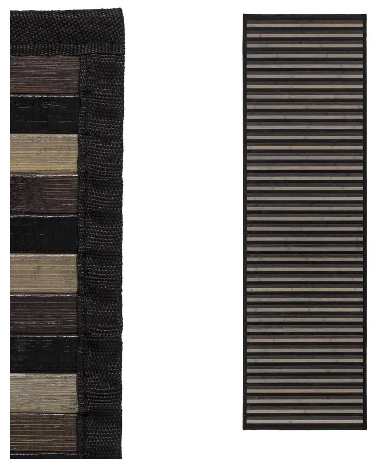 Сива бамбукова пътека 60x200 cm – Casa Selección