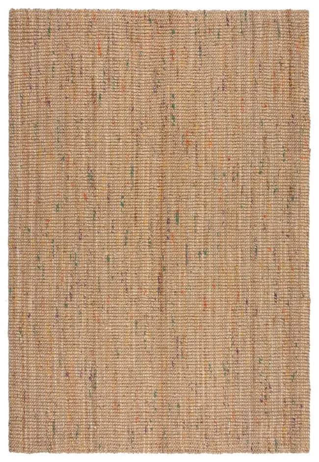 Ръчно изработен ютен килим в естествен цвят 160x230 cm Jute Boucle Multi – Flair Rugs