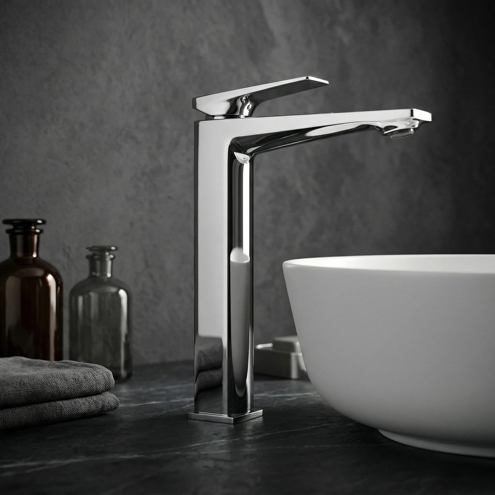 Смесител за мивка Rea Prime Chrome High