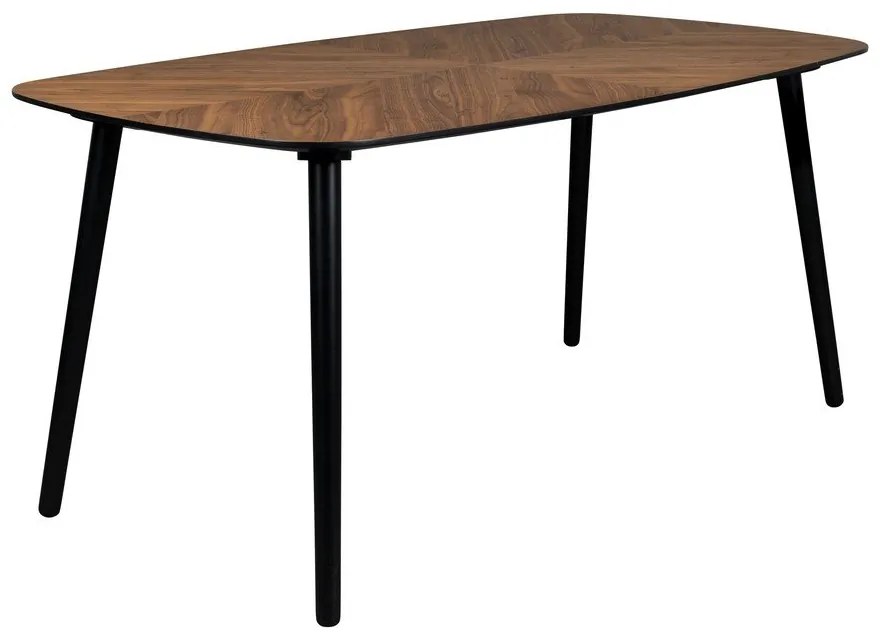 Трапезна маса с орехов плот 90x165 cm Clover - Dutchbone