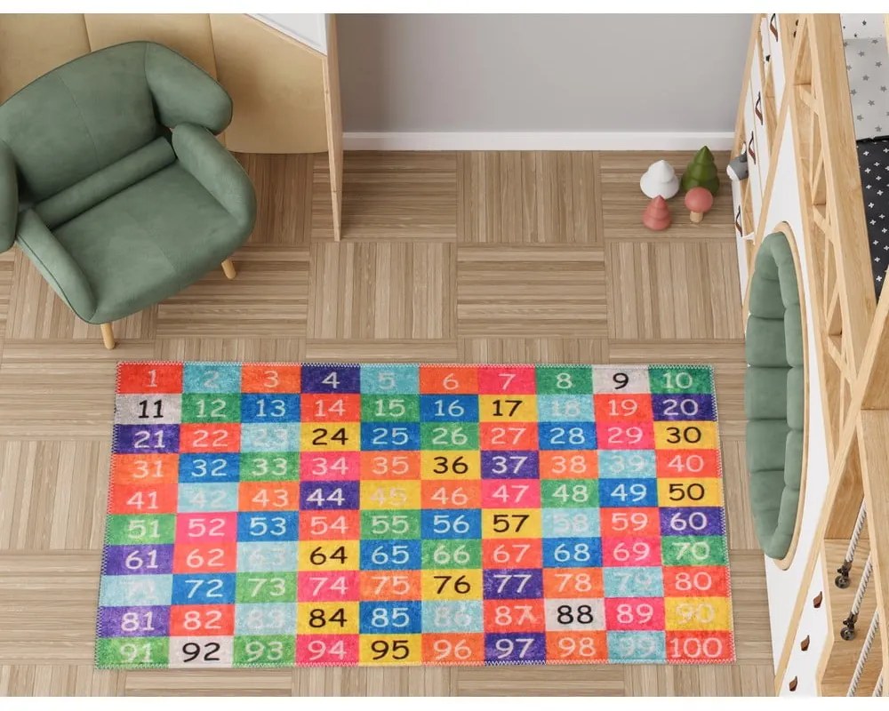 Детско килимче за игра подходящо за пране 120x180 cm One to Hundred – Vitaus