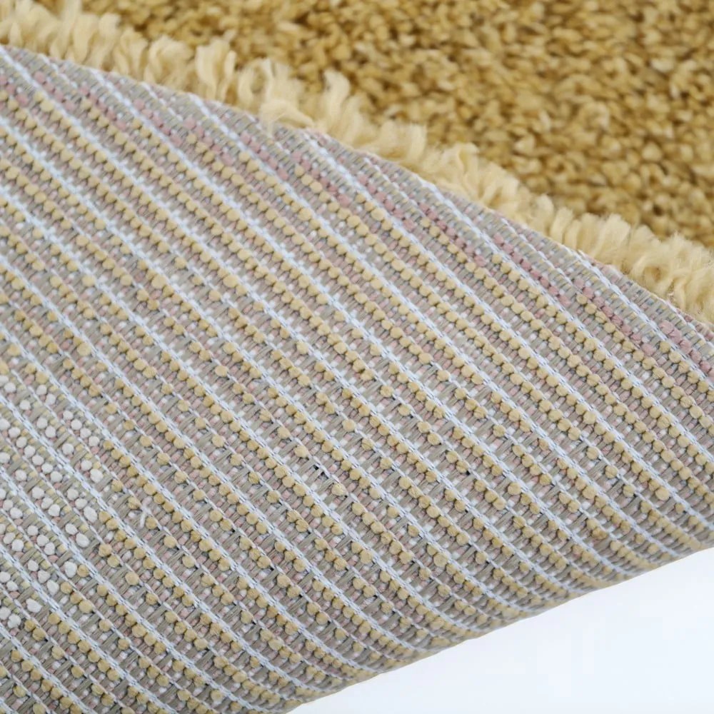 Детски килим в цвят жълта охра ø120 cm Bohemian Bird Miel – Nattiot