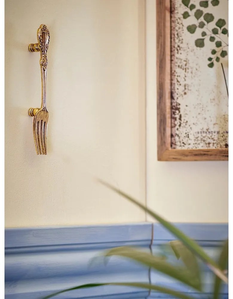 Стенна метална кука в златист цвят Cella – Bloomingville