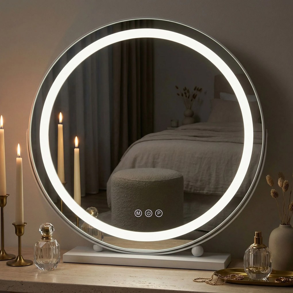 Огледало LED MAKE-UP White 50 cm