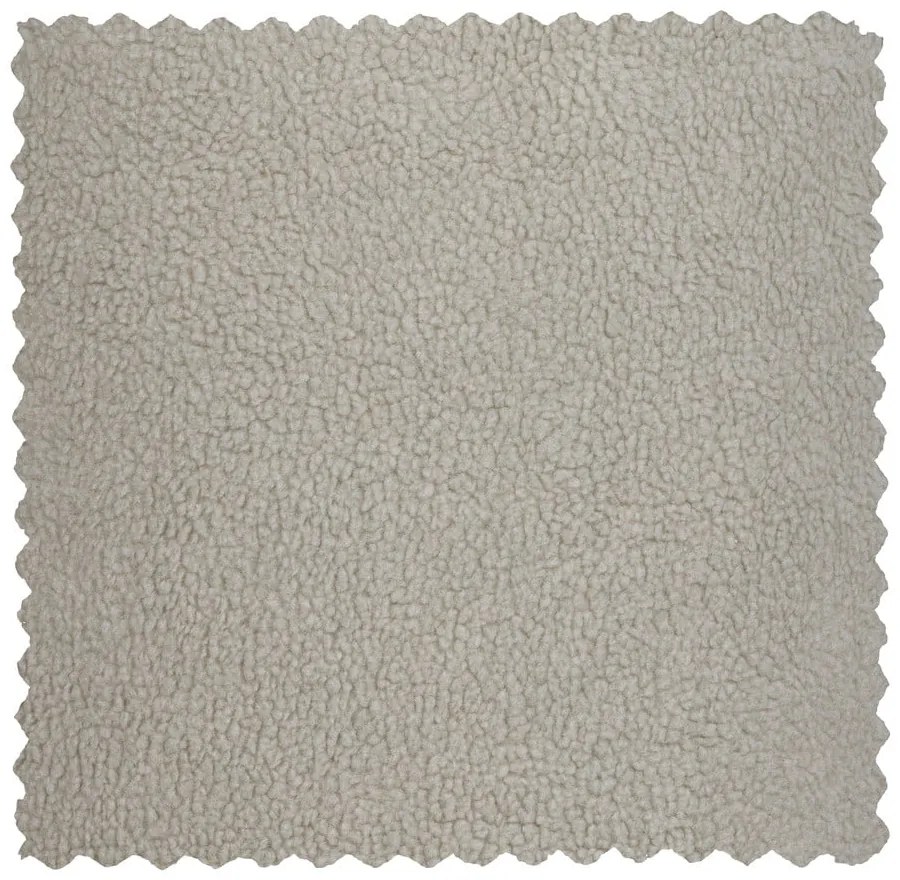 Бежов пуф, ø 46 cm Sara - WOOOD