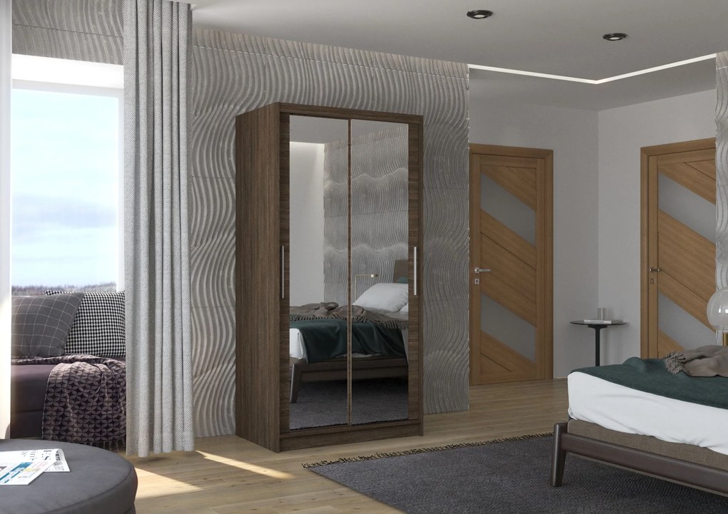 Гардероб Nubia 100 Sliding-White