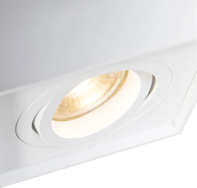 Интелигентен прожектор бял вкл. WiFi GU10 регулируем - Quadro 1 Up