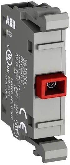 ABB Допълнителен контакт 1xNC MCB-01 за държач с 3 или 5 гнезда Modular  - 1SFA611610R1010