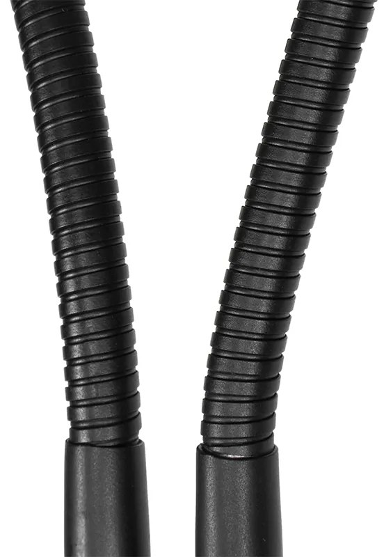 Модерна подова лампа черна 2-светлина - Carmen