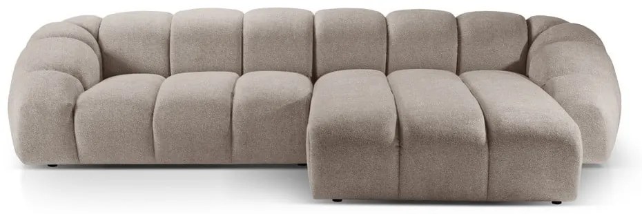 Бежов ъглов диван (десен ъгъл) Diana – Micadoni