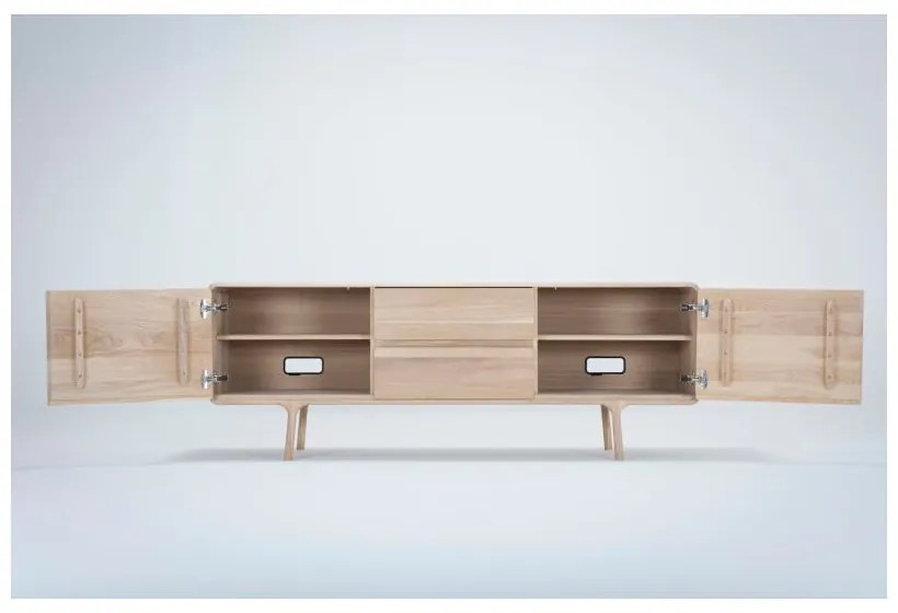 ТВ скрин от масивна дъбова дървесина Fawn - Gazzda