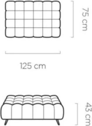 Пуф Dolphin-Светлосив