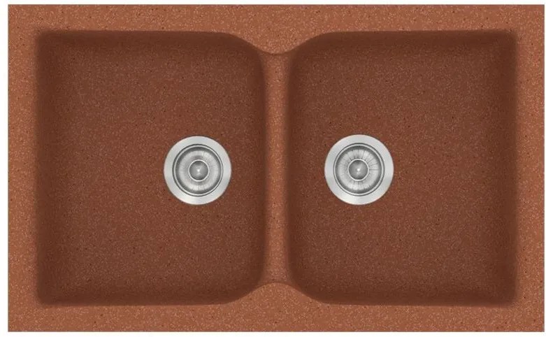 Мивка Sanitec 336-Granite Terracotta