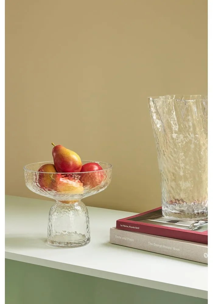 Стъклена ръчна изработка ваза (височина 19 cm) Aino – Hübsch