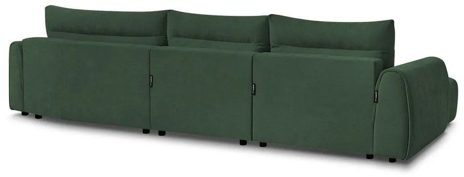 Тъмнозелен ъглов диван Aden – Bobochic Paris