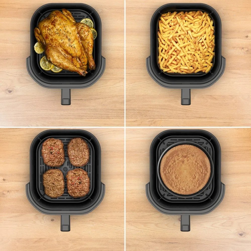 Тъмносив фритюрник с горещ въздух Infrared EY832HE0 – Tefal