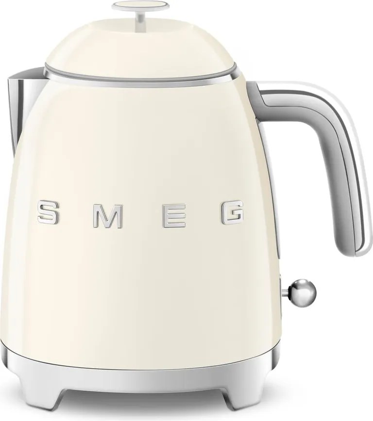 Кремава електрическа кана от неръждаема стомана 800 ml Retro Style – SMEG