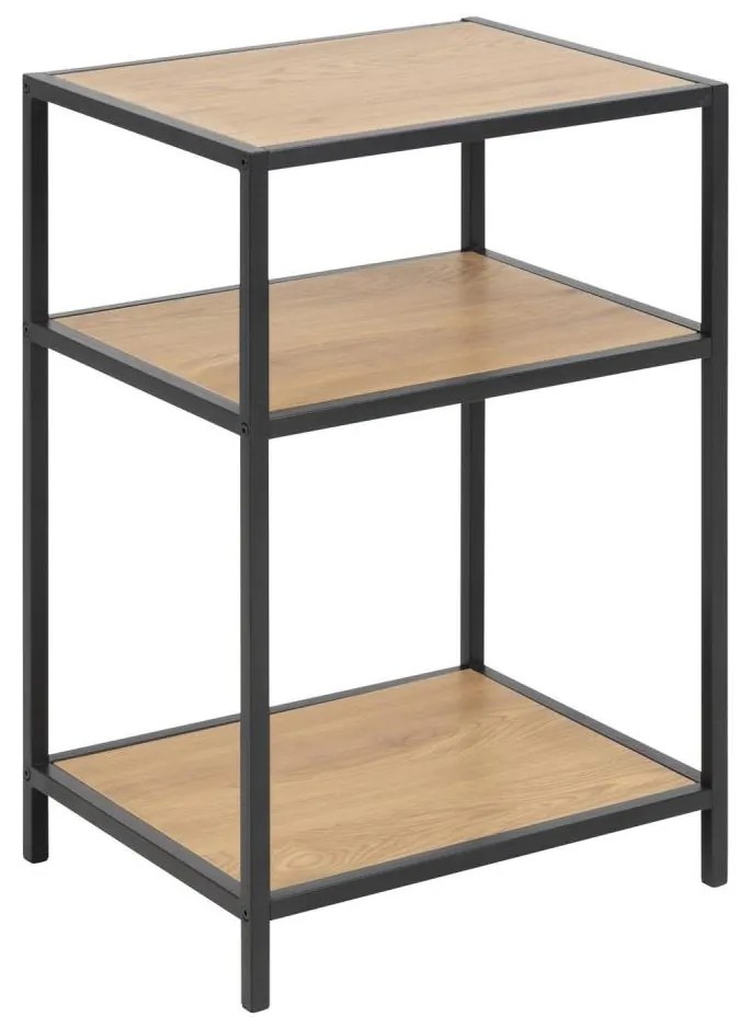 Нощно шкафче SARON дъб/черно