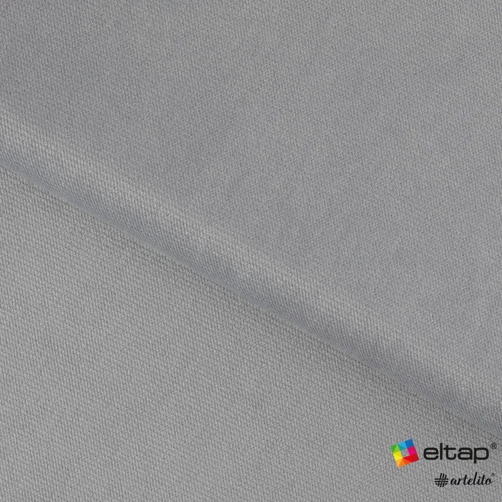 Сив кадифен сгъваем ъглов диван (ляв ъгъл) Blezalt – ELTAP