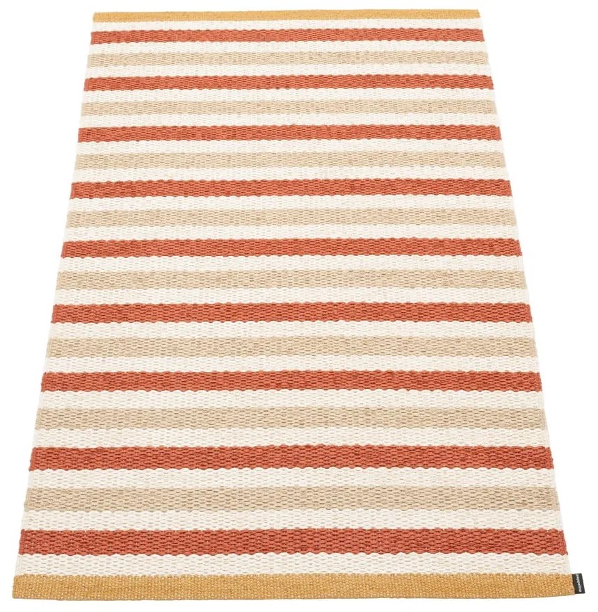 Килим за открито и закрито в тухлен и кремав цвят 70x120 cm Teo Brick – Pappelina