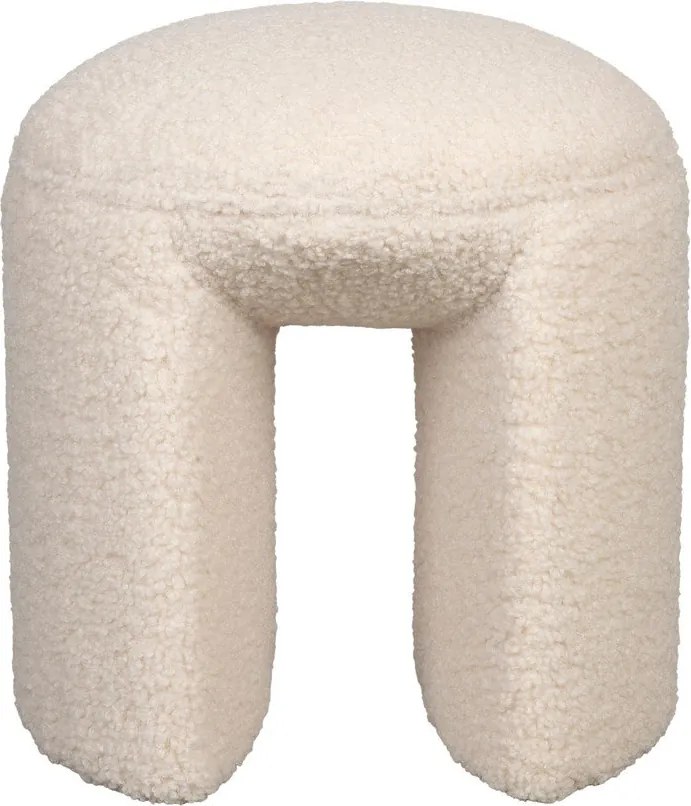 Кремав тапициран стол Noxx – White Label