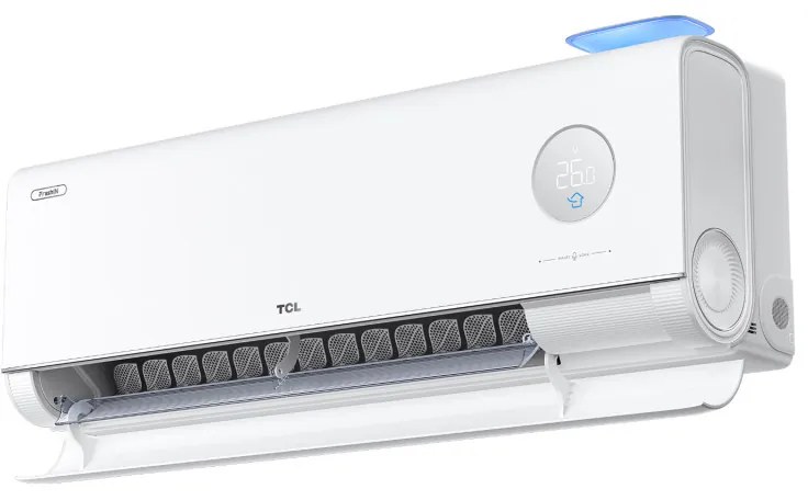 Инверторен климатик TCL FreshIN III TAC-12CHSD/FCI, 12000 BTU, 40 м2, А+++, Wi-Fi, Гласово управление, Smart функции, Super Turbo Start, iFeel, FreshIN+, ECO, Бял