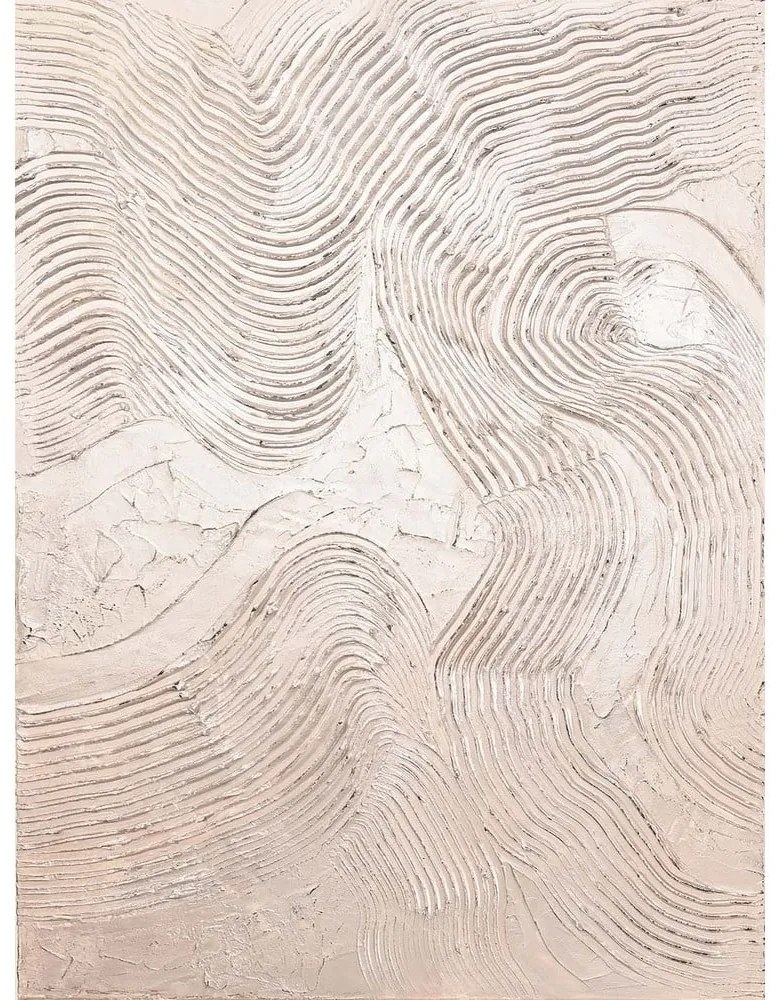 Ръчно рисувана картина 88x118 cm Metallic Rose – Malerifabrikken