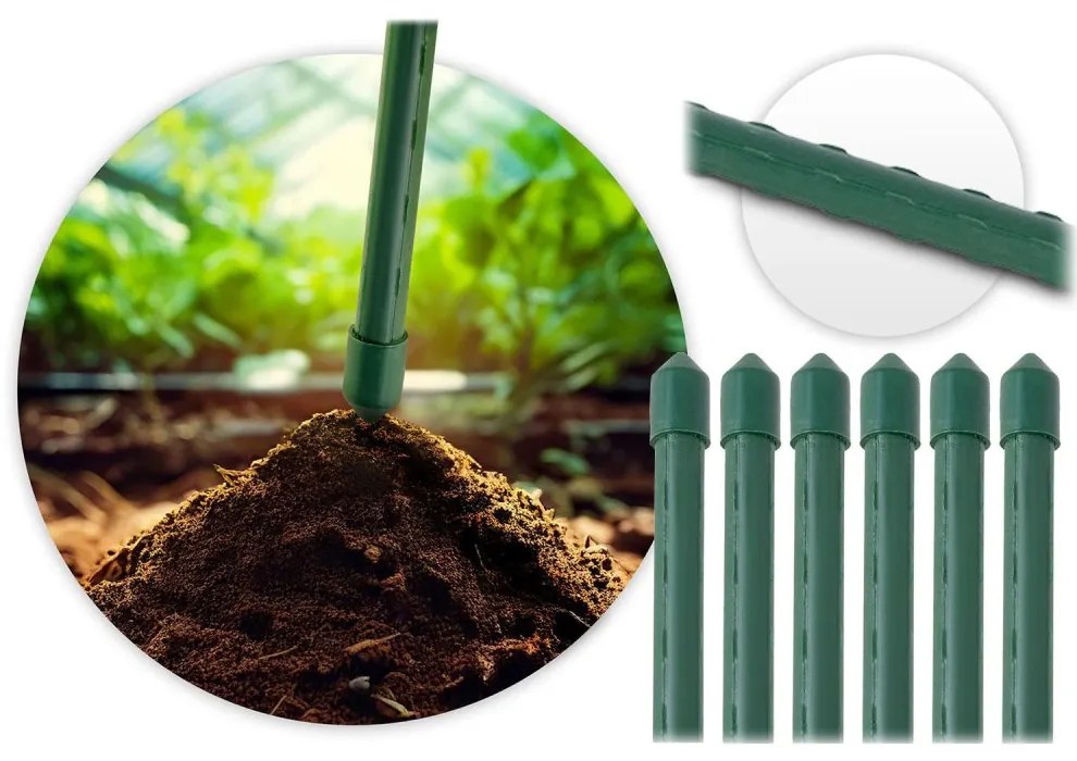 Градинска оранжерия 2,5 x 4 м, бял