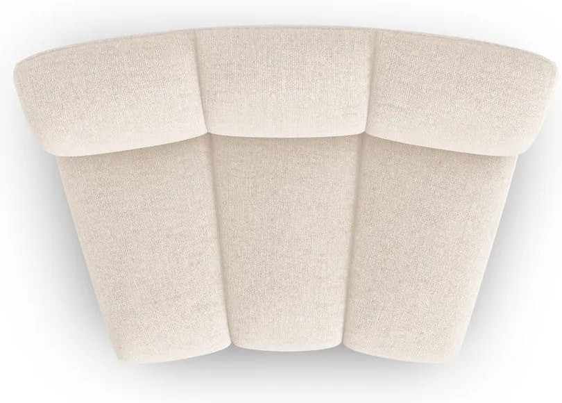 Кремав модулен диван (среден модул) Lupine – Micadoni Home