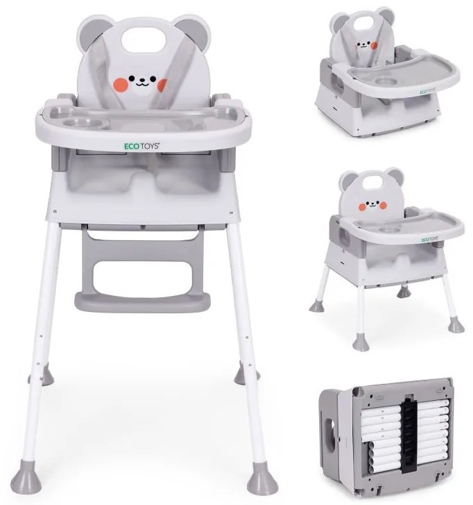 Детски стол за хранене - многофункционален стол за хранене Panda