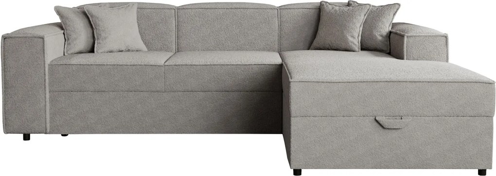 Ъглов диван Santos-Сив десен