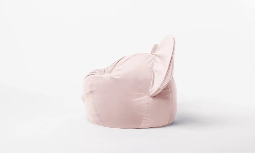 Светлорозов детски пуф Ears – The Brooklyn Kids