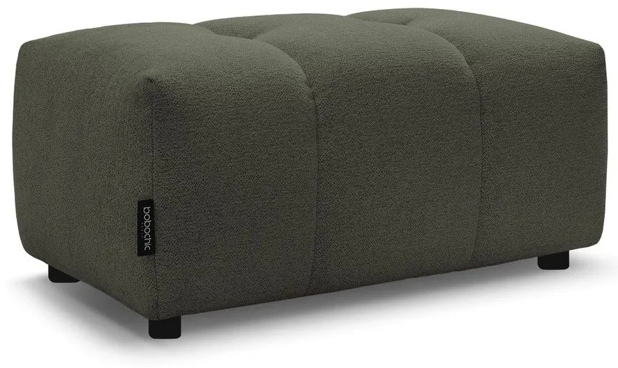 Шенилова табуретка в цвят каки Roxelane – Bobochic Paris